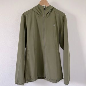 Asics Men’s I Move Me Track Jacket, Olive, Size Medium